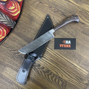 Нож Узбек (дамаск, венге)