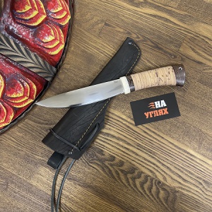 Нож Якутский большой (95х18, береста)