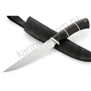 Нож Филейный средний (х12МФ, чёрный граб)