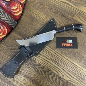 Нож Узбек 2 (95х18, чёрный граб)